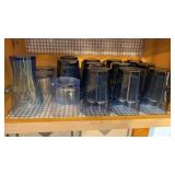 Nine Blue Glasses & Glasses