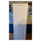 White Fiberboard Cabinet 24x17x70