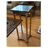 Marble Top Plant Stand 12x12x28.25