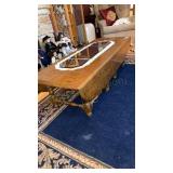 Ethan Allen Coffee Table w/ Drop Leaves 60x22x16