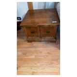 Ethan Allen End Table/Cabinet 27x27x20