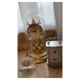 Waltham Anniversary Clock, Waterford Desk Clock,
