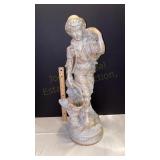 21-Inch Harvest Boy Statue