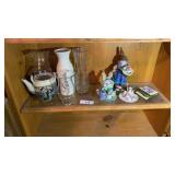 Miniature Tea Set, Vases, Teapot, & More