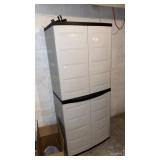 Plastic 2-Door Cabinet 30 x 18 x 69.5