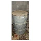 Galvanized Barrel