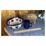 Elephant, Dog Bowl, & Mug