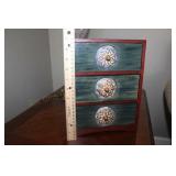 3 Drawer Dresser Box 8 1/2" x 5" x 11"