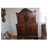 Walnut Blind China Cabinet 46" x 20" x 69 1/2"