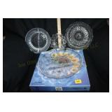 Patterned Glass Serving Dishes