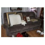 Sofa 87" x 35" x 37" Has Dual Electric Recliners