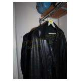 2 Leather Coats; Medium "Wilson" & Lg "Colebrook"
