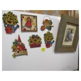 Framed Needle Point & Magnets