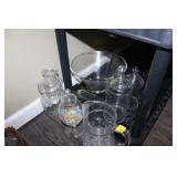 Glass Canisters, Vases, & More