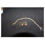 (2) 10kt Rings, & 14kt Bracelets