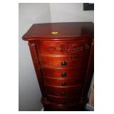 Jewelry Armoire 15" x 10" x 40 1/2"