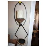 2 Candle Sconces & Hanger