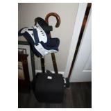 Cane, Neck Brace, & Cpap Machine