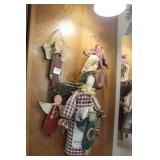 6pc Distressed Angel Décor
