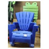2 Kids Yard Chairs & Table