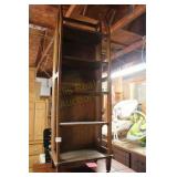 Folding Bookshelf 16" x 10" x 47"