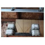 Shure XL Mic. Amp w/ 4 Empty Mic Cases