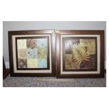 Wall Art 15 1/2" x 15 1/2" Each