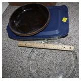 Pyrex Casserole, Pie Plate, Stoneware Pie Plate