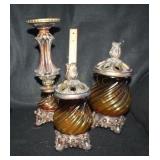 Decorator Candlestick & Urns