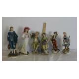 Figurines Inc. Lefton, Homco. Some Damage
