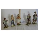 Figurines Inc. Andrea, Lefton. Some Damaged