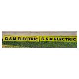 G & M Electric 2 pcs 11.5" X 58" Each  Plastic