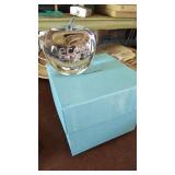 ECOT Tiffany Apple Paper Weight, box is damaged