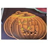 2 Piece Pumpkin Budweiser Decor