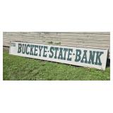 Buckeye State Bank Sign   Wood  9