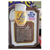 Lite Beer Sign  18" X 12"