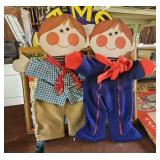 Dapper Dan Cardboard Dolls with Outfits 19"