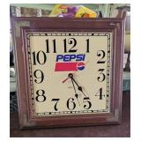 Pepsi Clock 12" X 12"