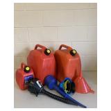 Gas Cans and Funnels