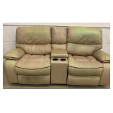 Modern Leather Recliner Sofa