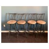 Set of 4 Modern Bar Stools