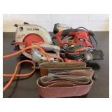 Lot of Power Tools and Belts