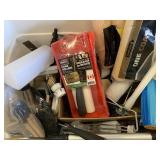 Lot of Painting Supplies Brushes and Accessories