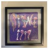 Framed Prince 1999 Record Album Set