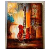 Modern Music Wall Art Canvas 36 x 48