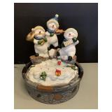 10 1/2" Christmas Water Fountain Decoration