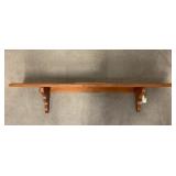 48" Pine Wall Shelf