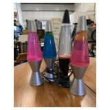 4 Retro Lava Lamps