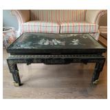 Oriental Mother of Pearl Decorated Coffee Table