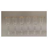 Set - 6 Stemware Glasses